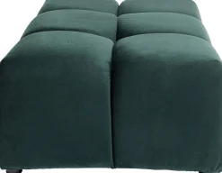 KARE Design Sgabello Belami velluto verde scuro - KARE> Pouf