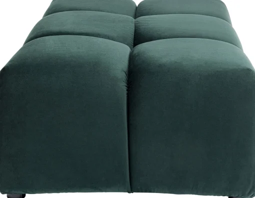KARE Design Sgabello Belami velluto verde scuro - KARE> Pouf
