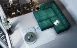 KARE Design Sgabello Belami velluto verde scuro - KARE></noscript> Pouf