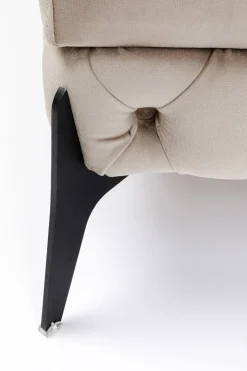 KARE Design Sgabello Bellissima velluto taupe 80cm - KARE></noscript> Pouf