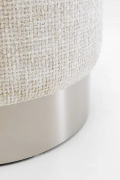 KARE Design Sgabello Berry High Silber beige Ø39cm - KARE></noscript> Pouf