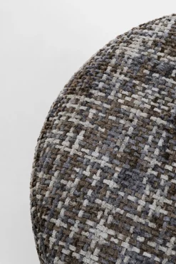 KARE Design Sgabello Berry High Silber grigio scuro Ø39cm - KARE> Pouf