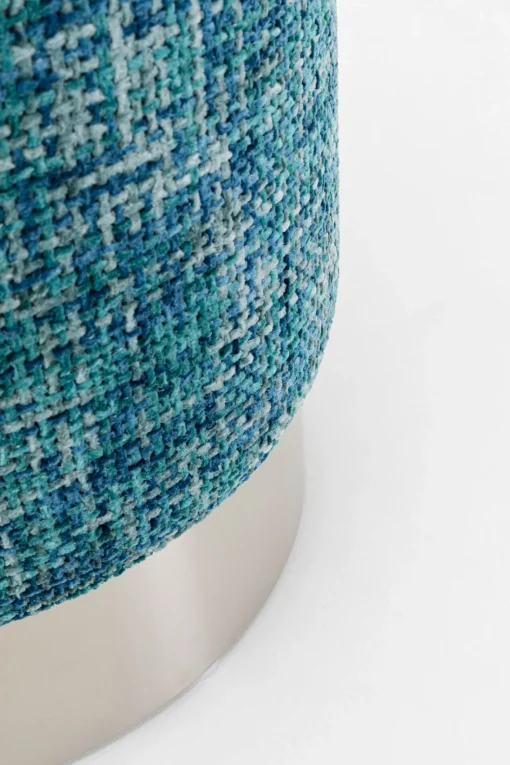 KARE Design Sgabello Berry High Silber blu chiaro Ø39cm - KARE> Pouf