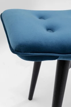 KARE Design Sgabello Black Vicky velluto petrolio 59x37cm - KARE></noscript> Sgabello|Pouf