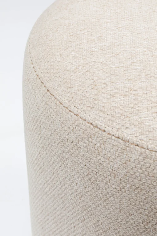 KARE Design Sgabello Cherry crema nero Ø36cm - KARE> Pouf