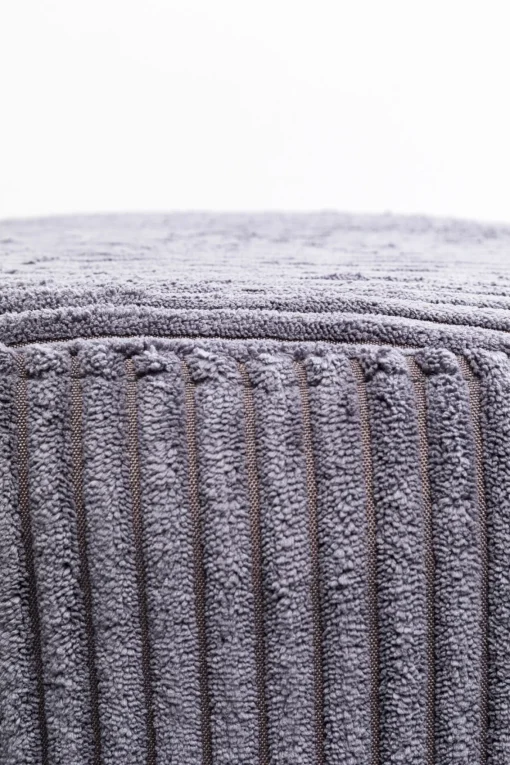 KARE Design Sgabello Cherry grigio Cord ottone Ø35cm - KARE> Sgabello