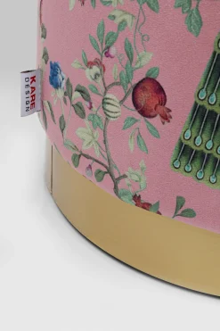 KARE Design Sgabello Cherry Peacock ottone Ø32cm - KARE></noscript> Pouf
