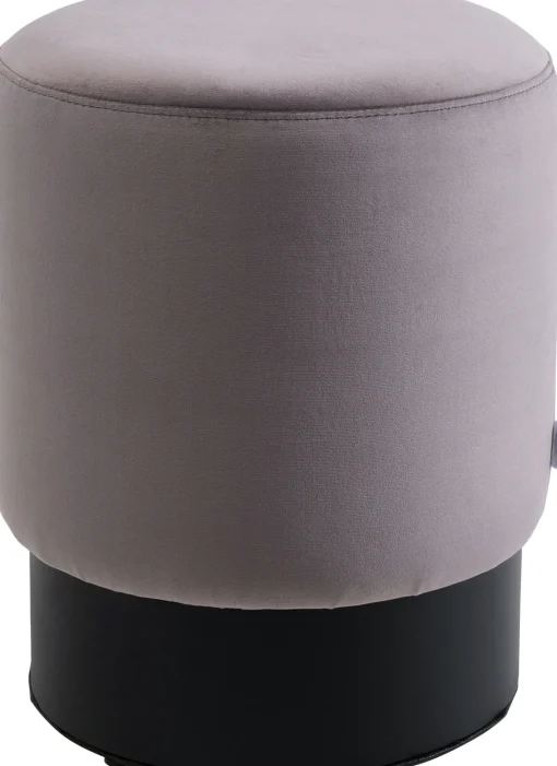 KARE Design Sgabello Ciliegio Astoria Grigio Nero Ø36 cm Limitato - KARE> Sgabello
