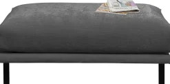 KARE Design Sgabello Edna grigio 115x60cm - KARE> Pouf