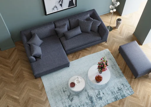 KARE Design Sgabello Gianni grigio - KARE> Pouf