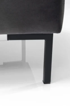 KARE Design Sgabello Gianni Velvet grigio nero - KARE></noscript> Pouf