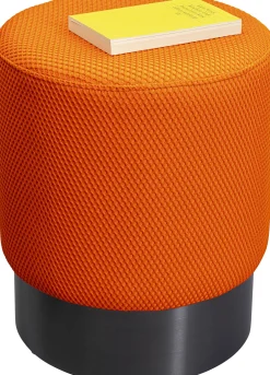KARE Design Sgabello Jody arancione Mesh nero Ø35cm - KARE> Sgabello