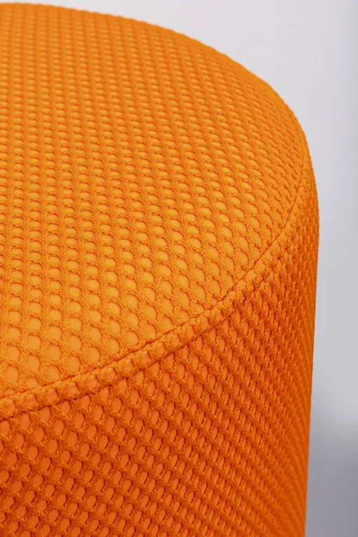 KARE Design Sgabello Jody arancione Mesh nero Ø35cm - KARE> Sgabello