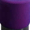 KARE Design Sgabello Jody Lila Mesh nero Ø35cm - KARE> Sgabello