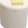 KARE Design Sgabello Lovely crema 36x34cm - KARE> Pouf