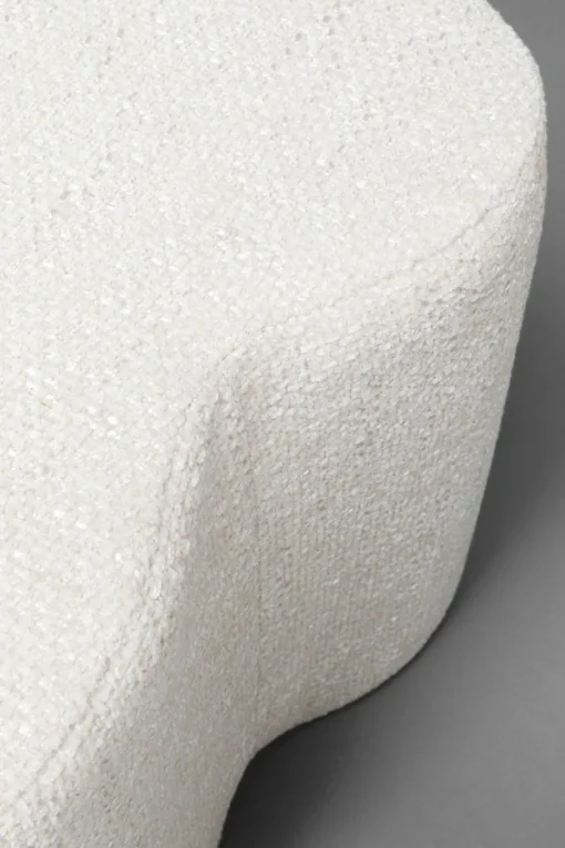 KARE Design Sgabello Lovely crema 36x34cm - KARE> Pouf