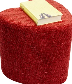 KARE Design Sgabello Lovely rosso 36x34cm - KARE> Pouf