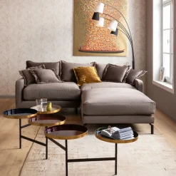 KARE Design SGABELLO LULLABY TAUPE - KARE> Pouf