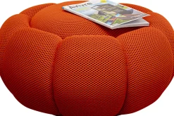 KARE Design Sgabello Peppo Bloom arancione Ø72cm - KARE> Pouf