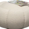 KARE Design Sgabello Peppo Bloom bianco Ø72cm - KARE> Pouf
