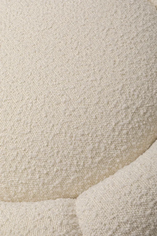 KARE Design Sgabello Peppo Bloom bianco Ø72cm - KARE> Pouf