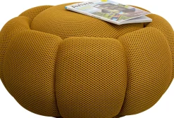KARE Design Sgabello Peppo Bloom giallo Ø72cm - KARE> Pouf