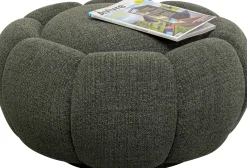 KARE Design Sgabello Peppo Bloom Melange verde Ø72cm - KARE> Pouf