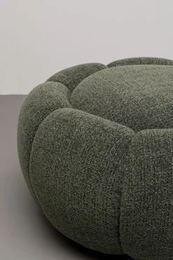 KARE Design Sgabello Peppo Bloom Melange verde Ø72cm - KARE> Pouf