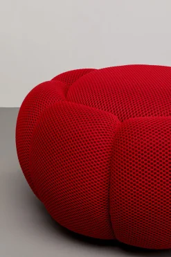 KARE Design Sgabello Peppo Lounge rosso Ø76cm - KARE> Pouf