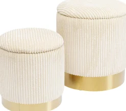 KARE Design Sgabello Plush (2/Set) - KARE></noscript> Pouf