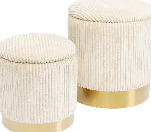 KARE Design Sgabello Plush (2/Set) - KARE> Pouf