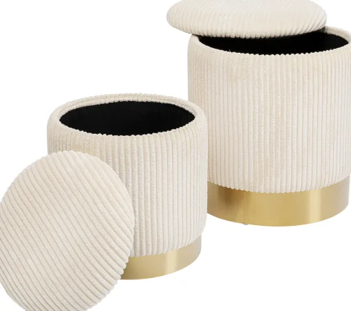 KARE Design Sgabello Plush (2/Set) - KARE> Pouf
