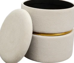 KARE Design Sgabello Rumba Storage Swivel Ø40cm - KARE> Pouf