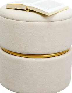 KARE Design Sgabello Rumba Storage Swivel Ø40cm - KARE> Pouf