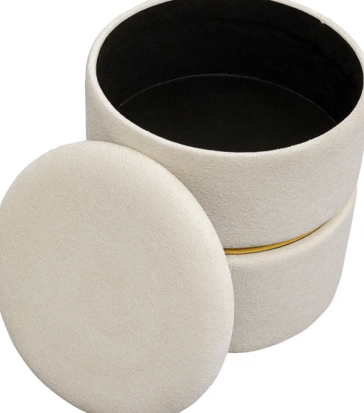 KARE Design Sgabello Rumba Storage Swivel Ø40cm - KARE> Pouf