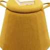 KARE Design Sgabello Thimble giallo Ø51cm - KARE> Pouf