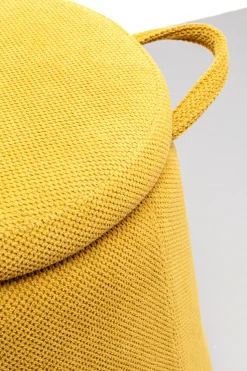 KARE Design Sgabello Thimble giallo Ø51cm - KARE> Pouf