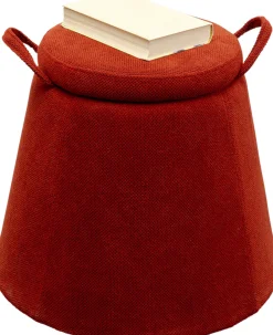 KARE Design Sgabello Thimble rosso Ø51cm - KARE> Pouf
