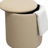 KARE Design Sgabello Venezia Storage Crema Ø40cm - KARE> Pouf