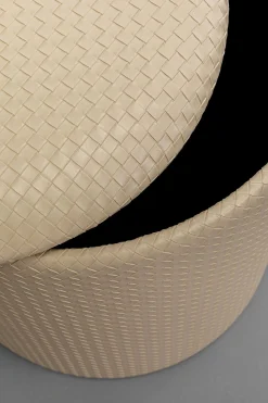 KARE Design Sgabello Venezia Storage Crema Ø40cm - KARE></noscript> Pouf