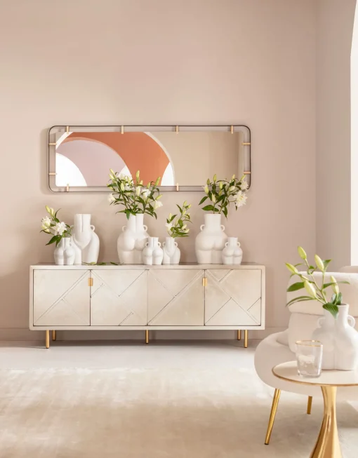 KARE Design Specchio Betsy frame metallo 55c165 cm - KARE> Specchi