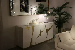 KARE Design Specchio Curve rettangolare ottone 70x200 cm - KARE></noscript> Specchi