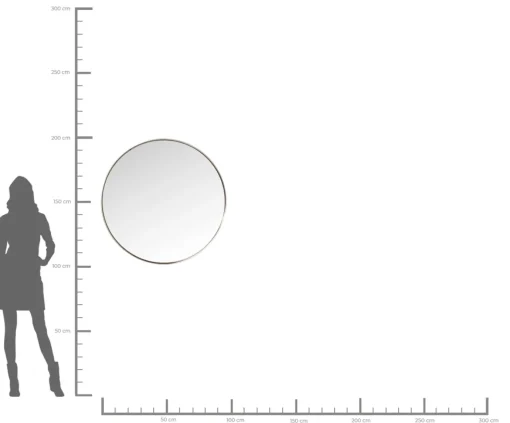 KARE Design SPECCHIO CURVE ROTONDO INOX Ø100CM - KARE> Specchi