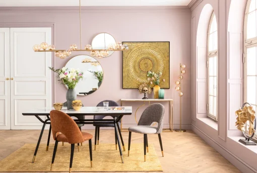 KARE Design SPECCHIO CURVE ROTONDO OTTONE Ø100CM - KARE> Specchi