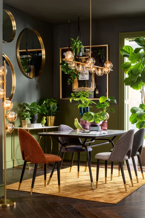 KARE Design SPECCHIO CURVE ROTONDO OTTONE Ø100CM - KARE> Specchi