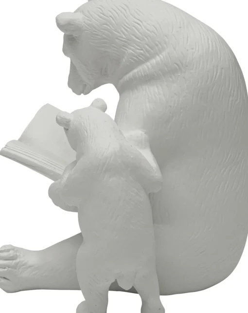 KARE Design Statuetta decorativa con orsi da lettura in greige - KARE> Statuette Decorative