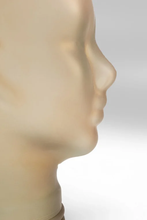 KARE Design Supporto per cuffie a forma di testa color marrone - KARE> Statuette Decorative