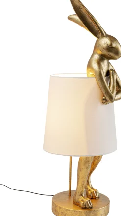 KARE Design TABLE LAMP ANIMAL RABBIT GOLD/WHITE 88CM - KARE> Lampade Da Tavolo