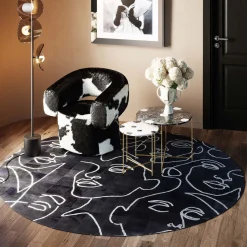 KARE Design Tappeto Art Faces Ø250cm - KARE> Tappeti
