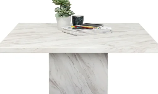 KARE Design Tavolino da caffé Artistico Marmo 100x100cm - KARE> Tavolo Basso
